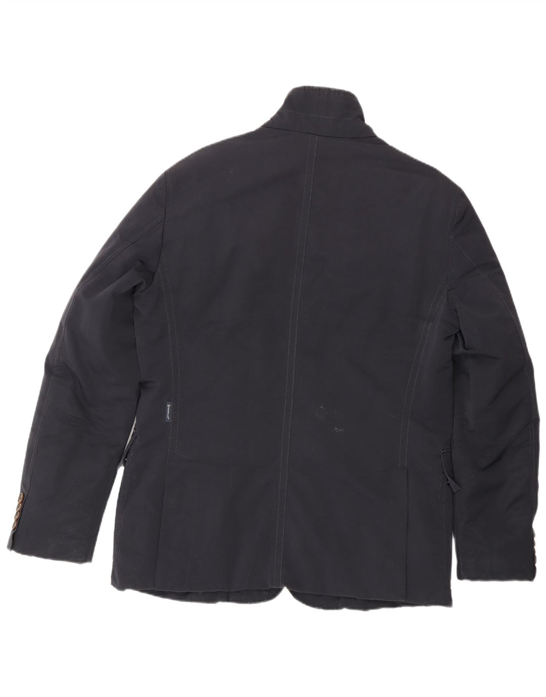 Moncler Herren gepolsterte Jacke Größe 4 XL Marineblau Polyester