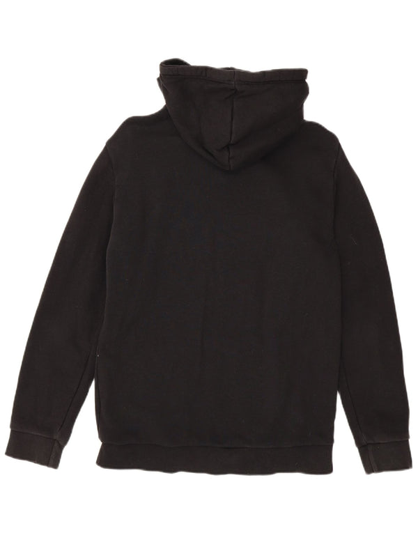 Adidas Herren Graphic Hoodie Pullover Small Schwarz Baumwolle