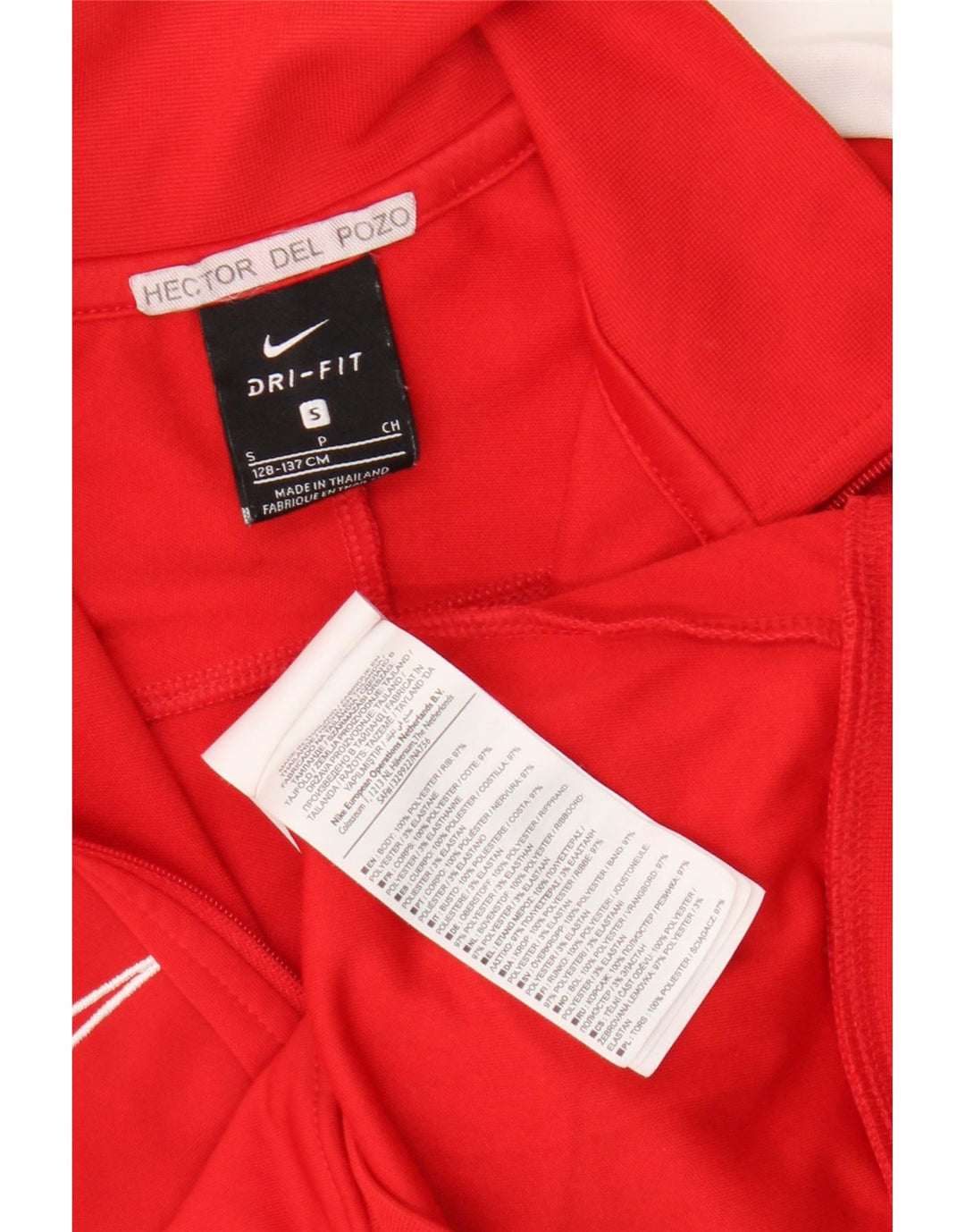 Nike Jungen-Trainingsanzug „Atletico Madrid“, Top-Jacke, 8–9 Jahre, Größe S, Rot
