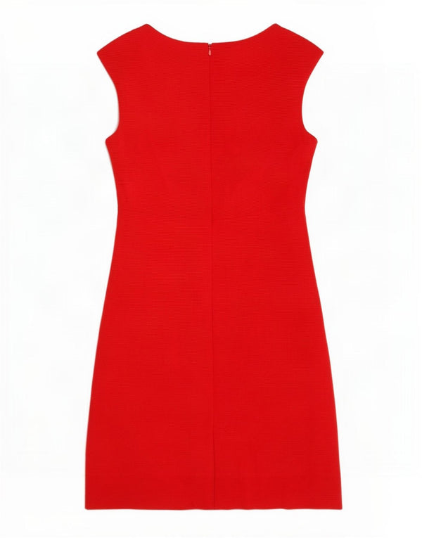 Ärmelloses Etuikleid für Damen von Laura Ashley, UK 12, Mittelrot, Acryl
