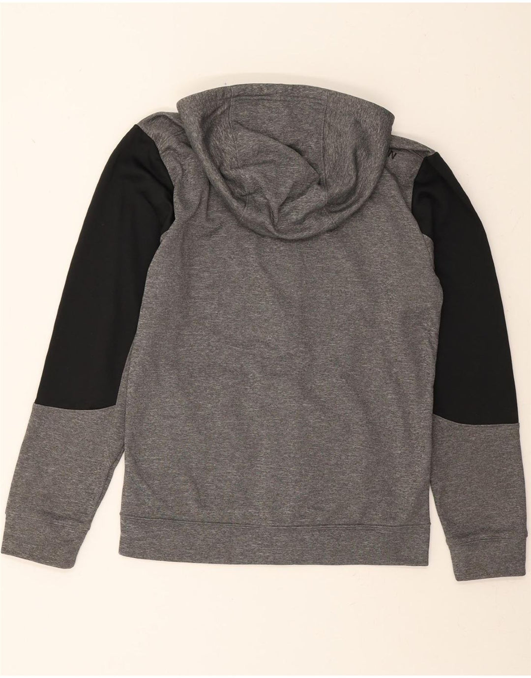 CHAMPION Mens Zip Hoodie Sweater Small Grey Colourblock Polyester Vintage Champion and Second-Hand Champion from Messina Hembry 