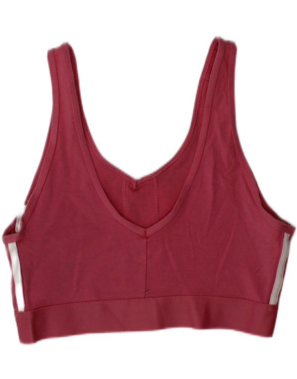 Adidas Damen Graphic Sport-BH-Oberteil, klein, rosa, Baumwolle, Sport
