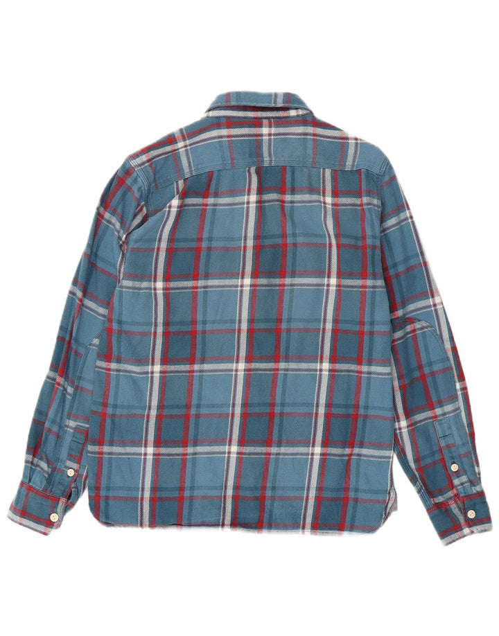 Levi's Herren-Flanellhemd mit Standard-Passform, klein, blau kariert
