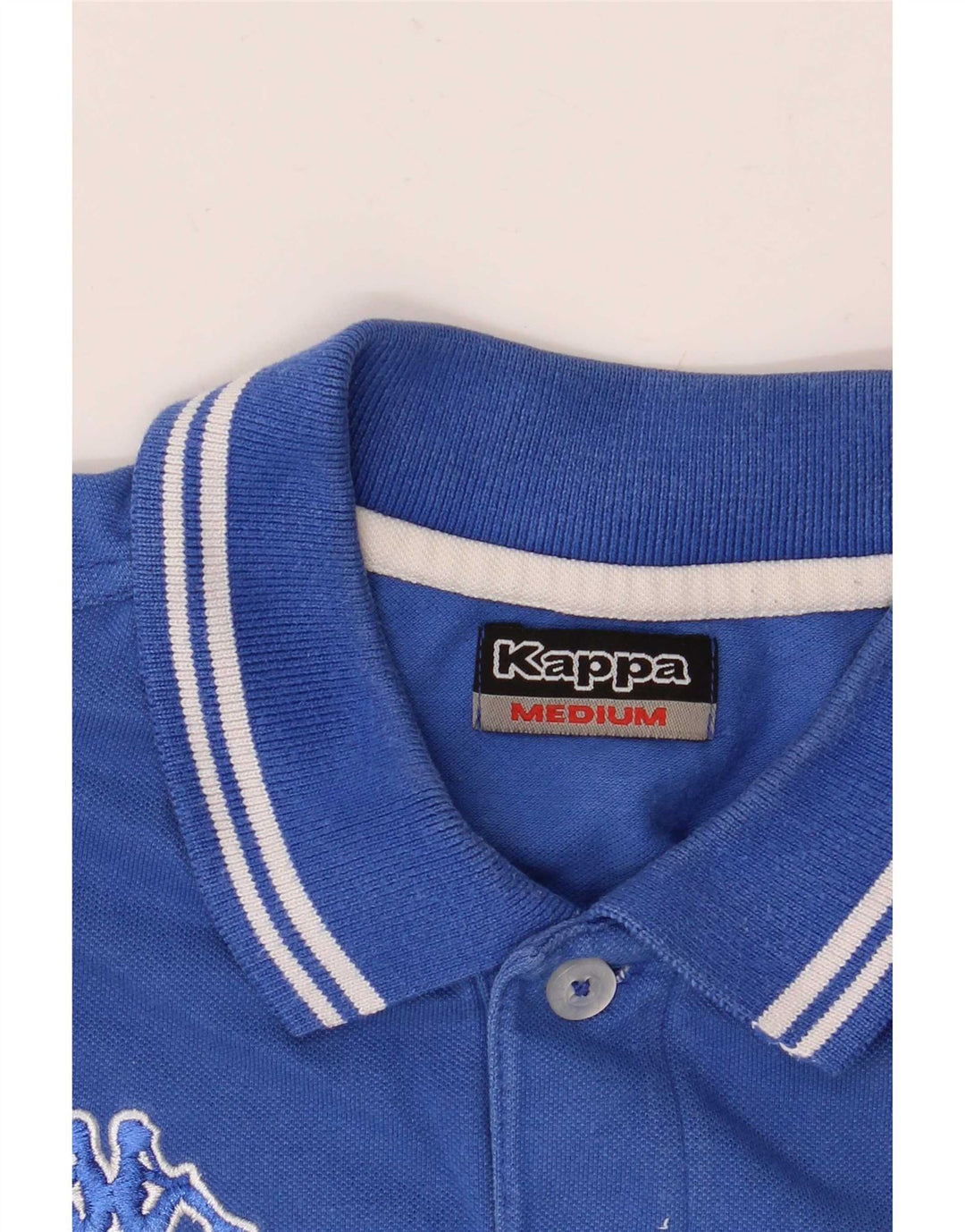 Kappa Herren Poloshirt Mittelblau gestreift