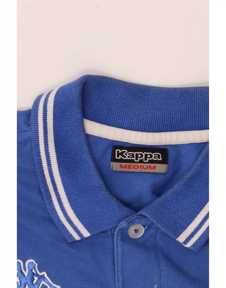 Kappa Herren Poloshirt Mittelblau gestreift