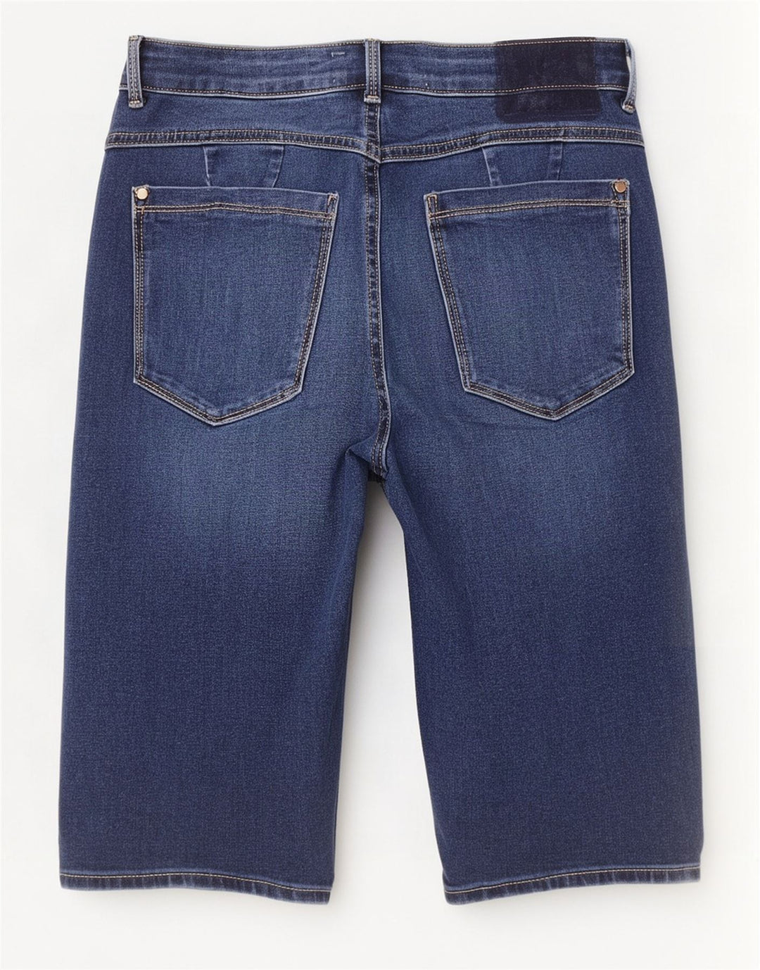 Marks & Spencer Damen Magic Denim Shorts UK 12 Medium W28 Marineblau
