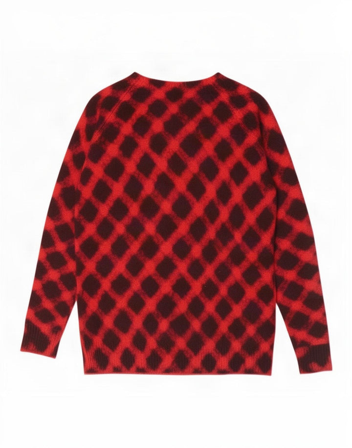 Marks & Spencer Damen-Pullover mit Rundhalsausschnitt, Gr. 12, Mittelrot
