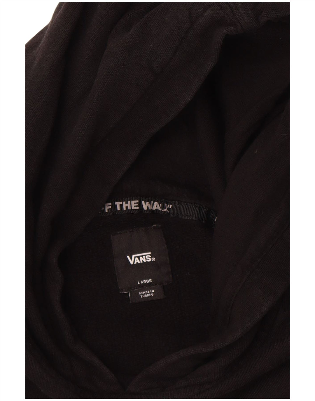 Vans Damen Graphic Hoodie Pullover UK 14 Large Schwarz