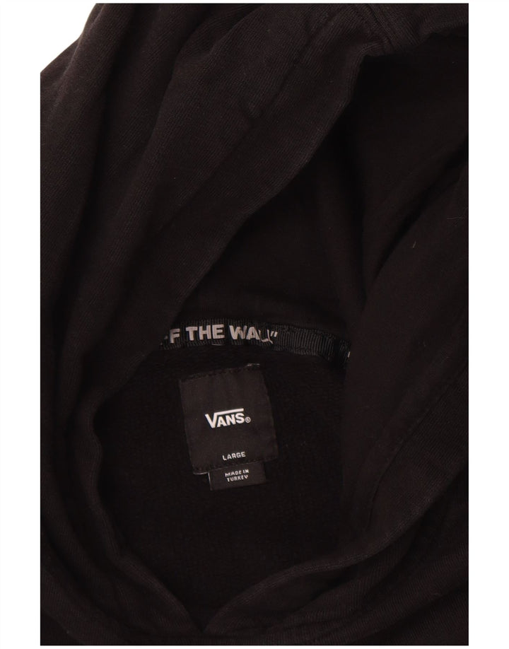 Vans Damen Graphic Hoodie Pullover UK 14 Large Schwarz