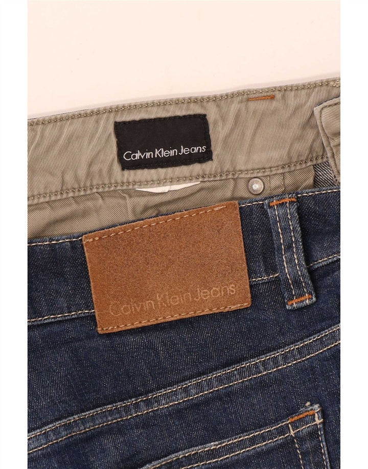 Calvin Klein Herren Straight Jeans W34 L30 Blau