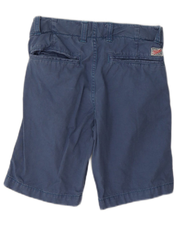 Tommy Hilfiger Chino-Shorts für Jungen, 7–8 Jahre, W24, blaue Baumwolle
