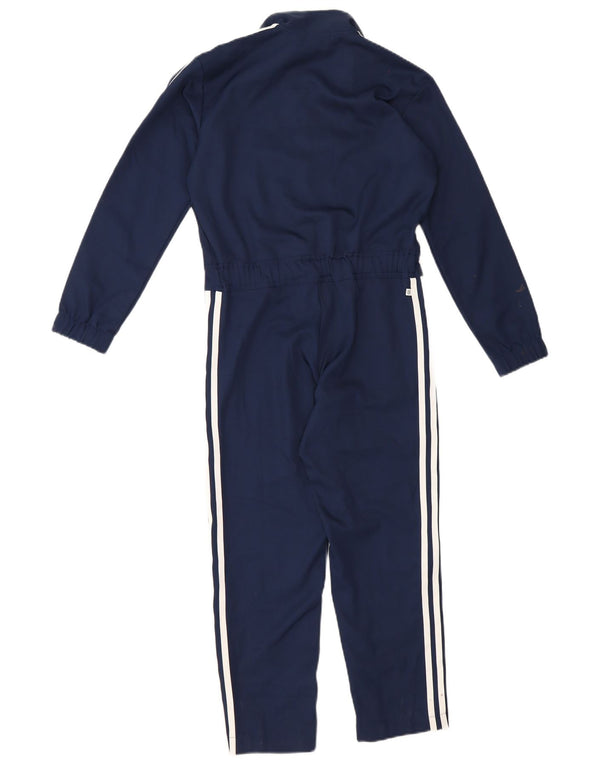 Adidas Mädchen-Overall, 9–10 Jahre, Marineblau, Polyester, Sport