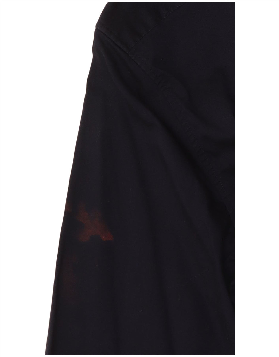 Calvin Klein Herren-Hemd, tailliert, Größe 39, 15 1/2, mittelgroß, marineblau, Baumwolle