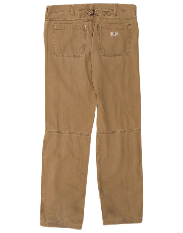 Brooksfield Herren Marlon Straight Casual Hose IT 50 Large W34 L31 Beige