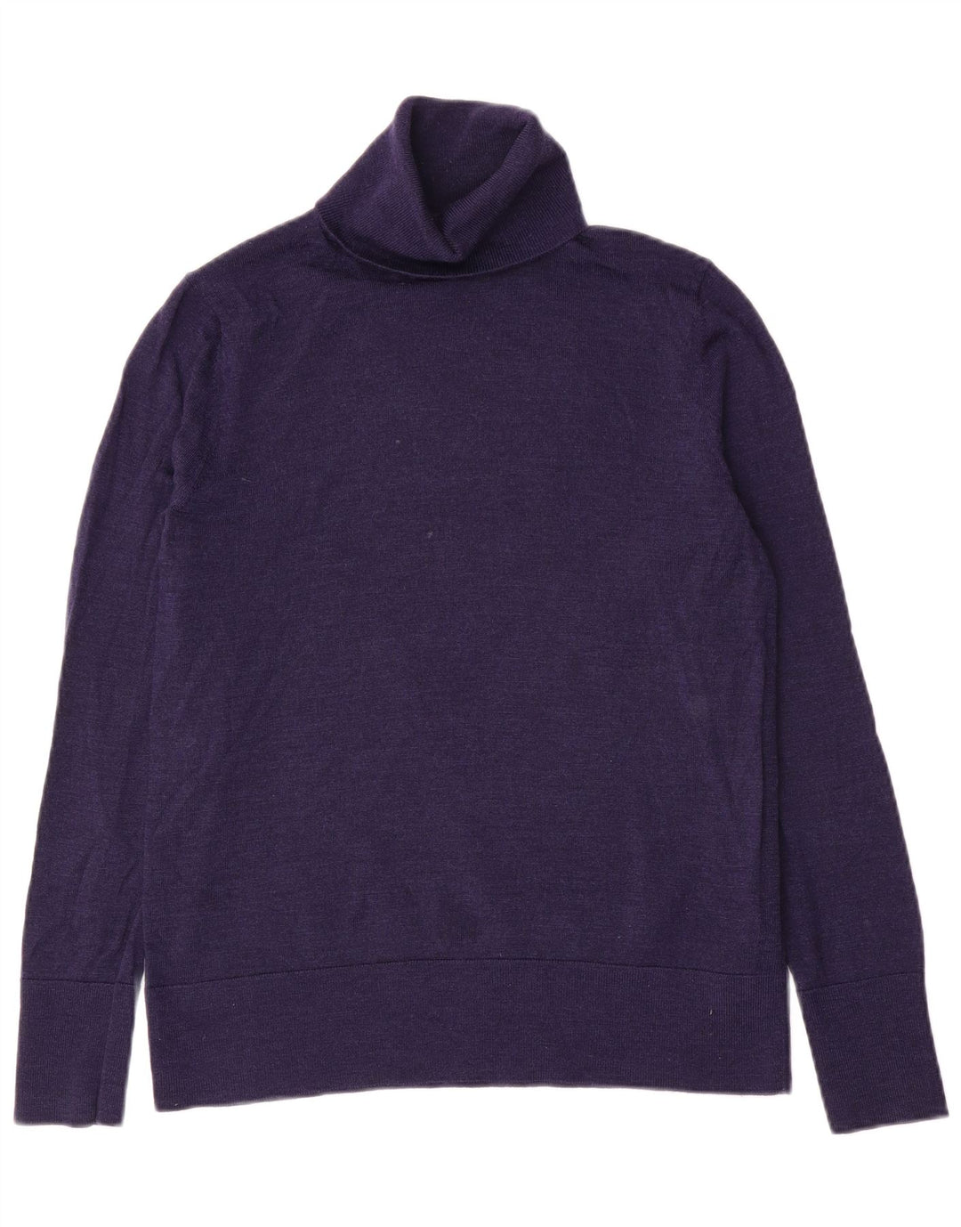 Gap Herren-Rollkragenpullover aus mittelblauer Wolle in Marineblau