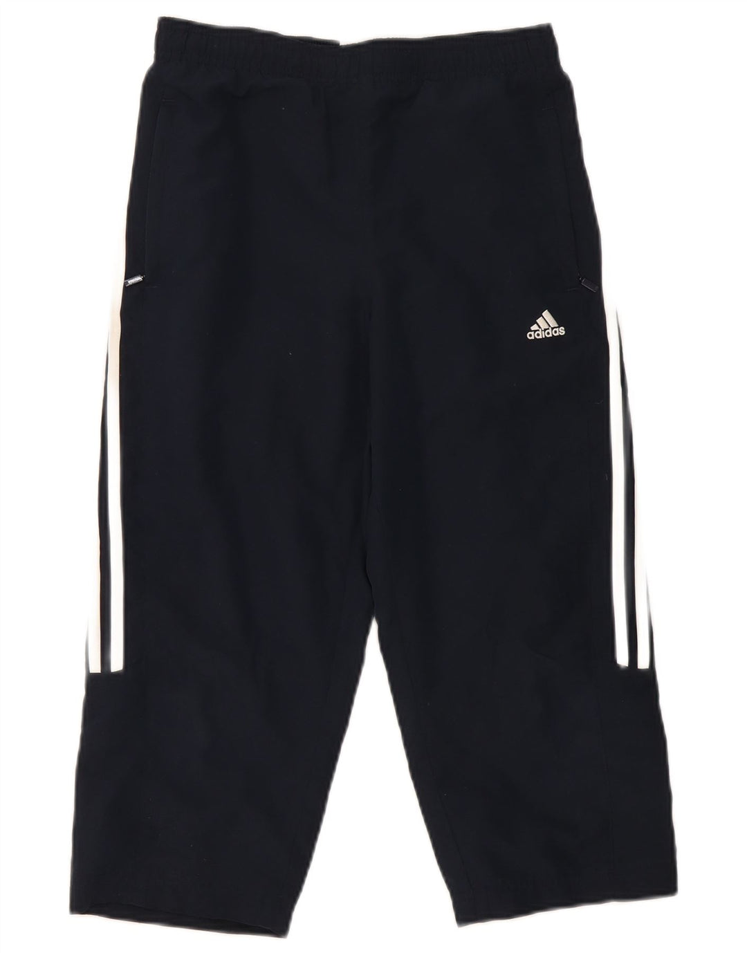Adidas Capri-Trainingshose für Damen, UK 10, Größe S, Marineblau, Polyester