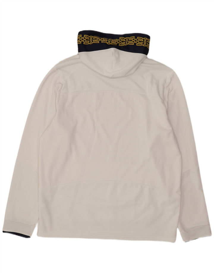 UNDER ARMOUR Herren-Kapuzenpullover mit Grafik, groß, weißes Farbblock-Polyester