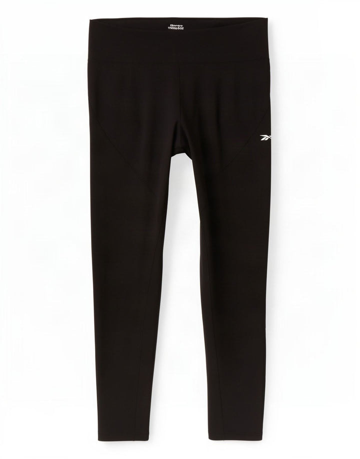 Reebok Damen Crop Leggings UK 20/22 XL Schwarz
