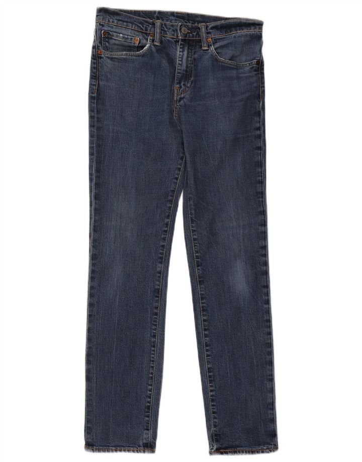 LEVI'S Womens 511 Slim Jeans W31 L32 Blue Cotton