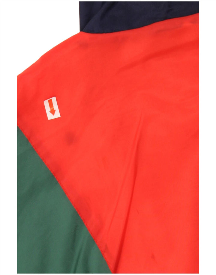 VINTAGE Herren-Trainingsanzug-Top-Jacke, groß, mehrfarbig, Farbblock