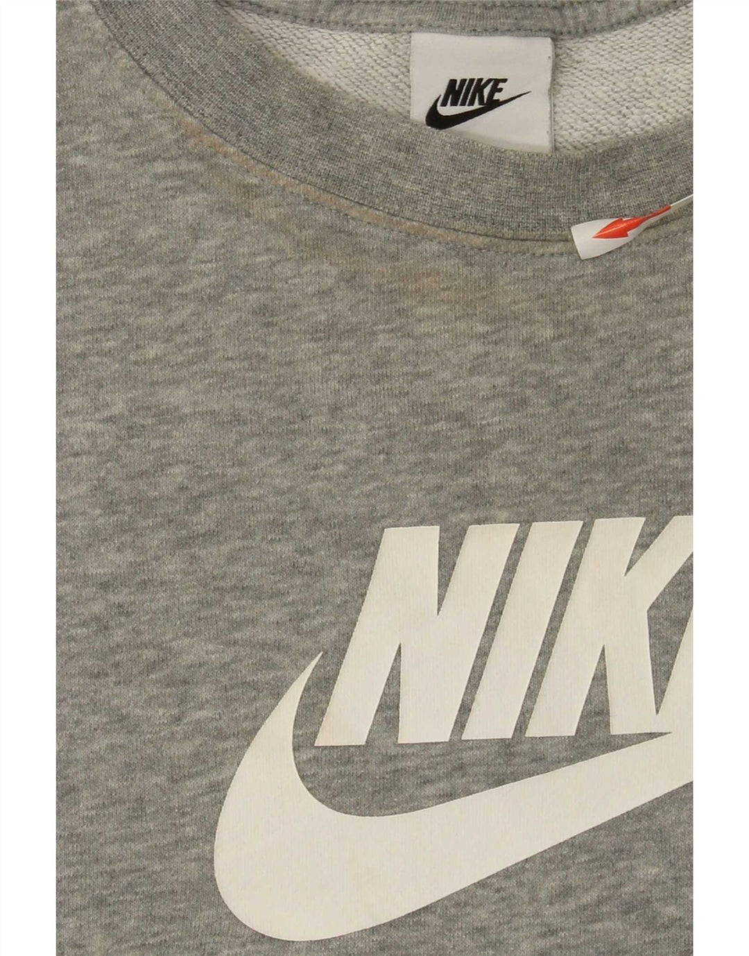 Nike Womens Graphic Oversized Sweatshirt Pullover UK 18 XL Grau meliert