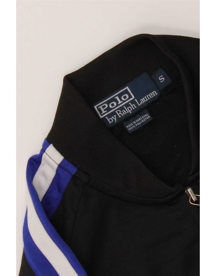Polo Ralph Lauren Herren-Trainingsanzugoberteil, Jacke, Größe S, Schwarz, Farbblock