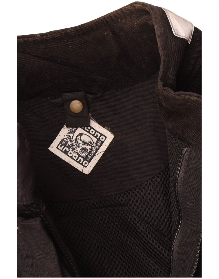 TUCANO URBANO Herren Racer Jacke UK 44 2XL Schwarz Polyester
