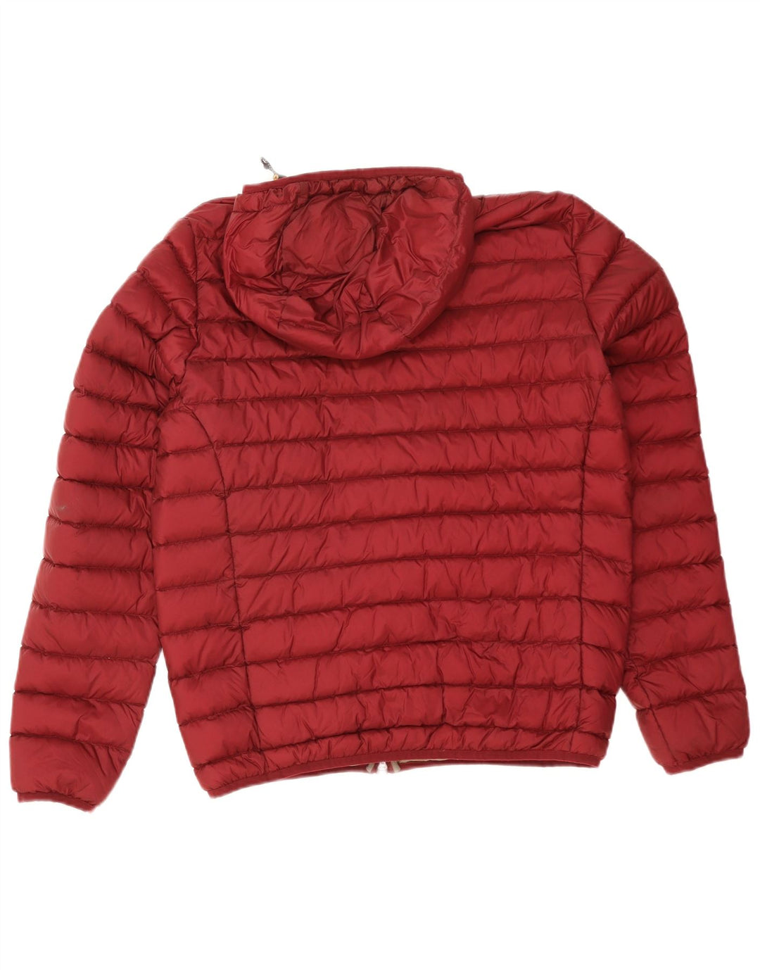 Ciesse Piumini Herren-Jacke mit Kapuze, gepolstert, EU 50, mittleres Burgunderrot