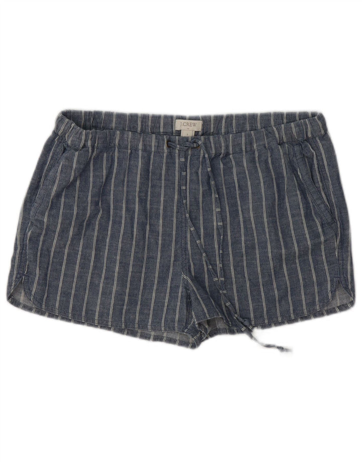 J. CREW Damen-Freizeitshorts, Größe S, W34, blau gestreift, Baumwolle