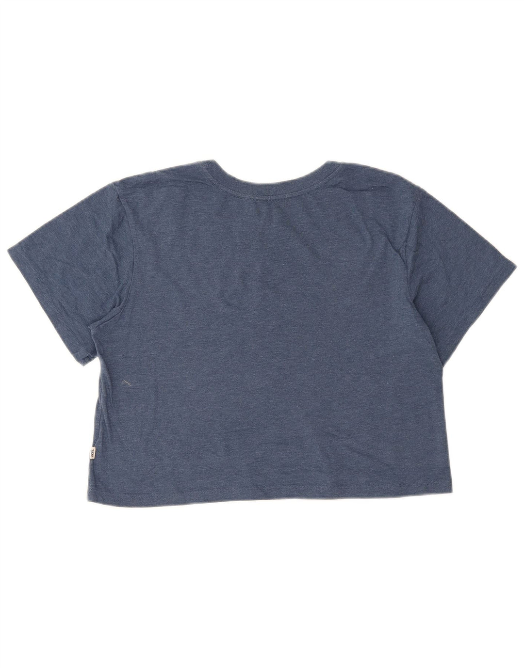 Vans Damen Crop Oversize Graphic T-Shirt Top UK 10 Small Blau