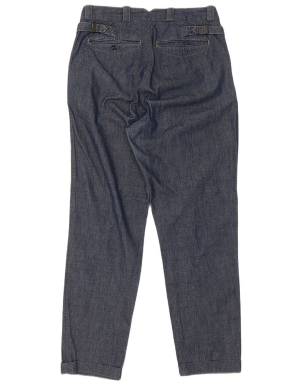 G-Star Damen High Waist Tapered Chinohose W30 L34 Blaue Baumwolle