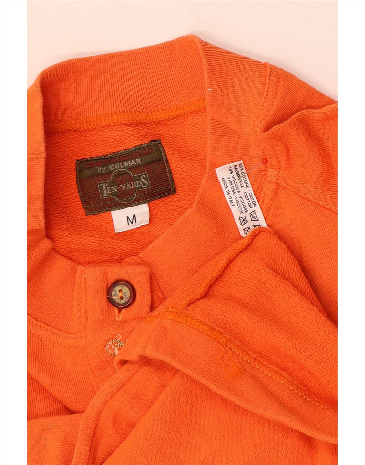 Colmar Damen Sweatshirt Pullover UK 14 Mittelorange Baumwolle
