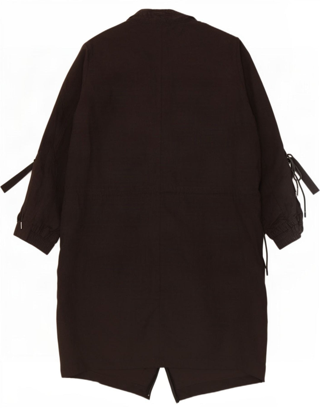 Zara Damen Mantel mit 3/4-Ärmeln, UK 6, XS, Schwarz, Polyester