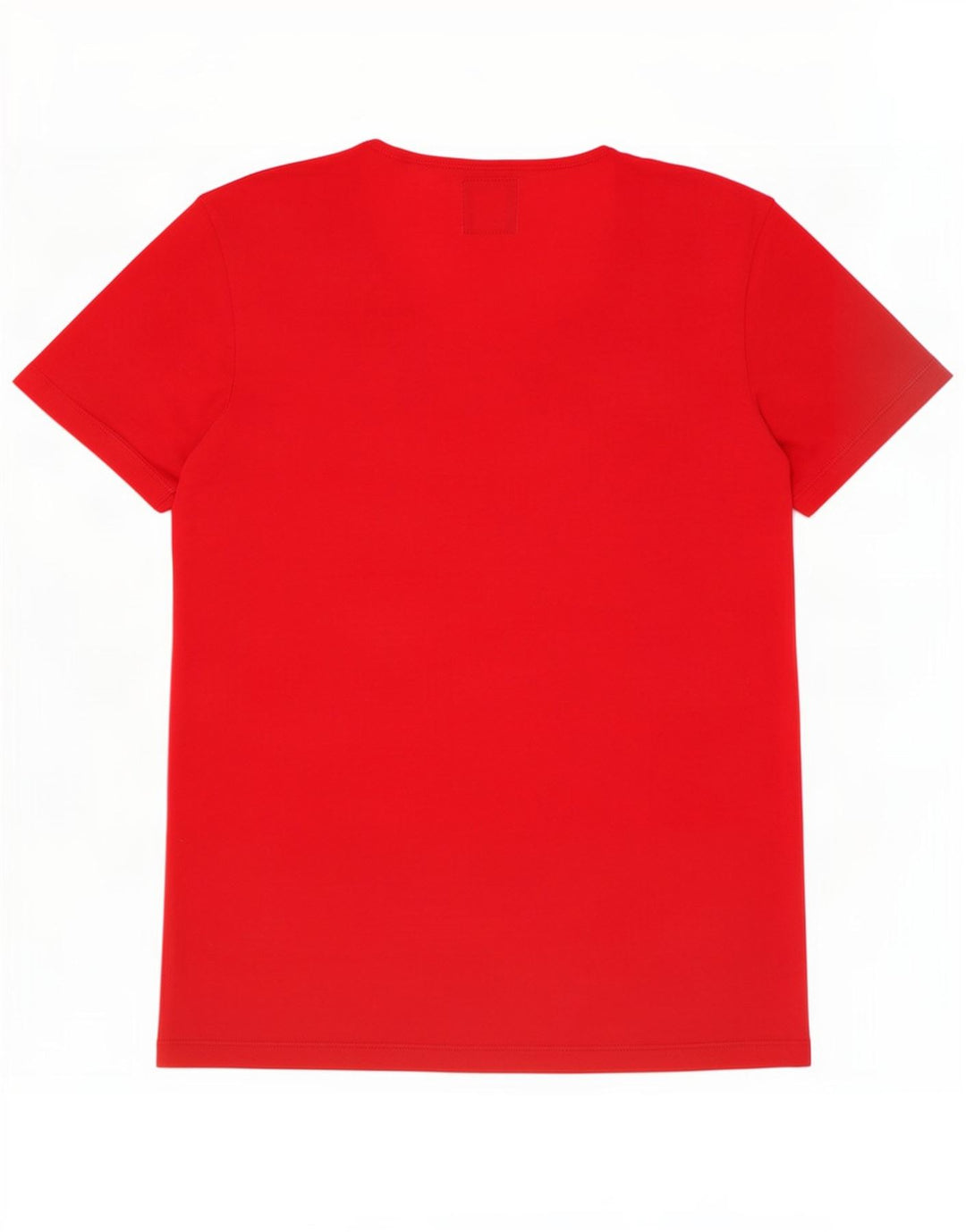 Zara Herren Grafik-T-Shirt-Oberteil Mittelrot