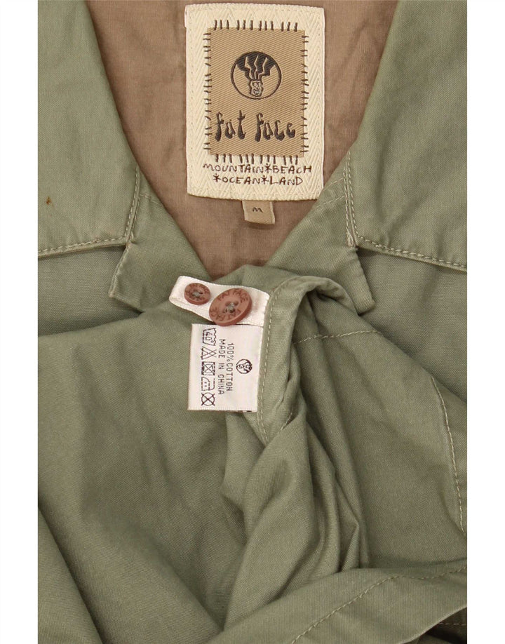 Fat Face Herren-Utility-Jacke, UK 38, mittlere Khaki-Baumwolle