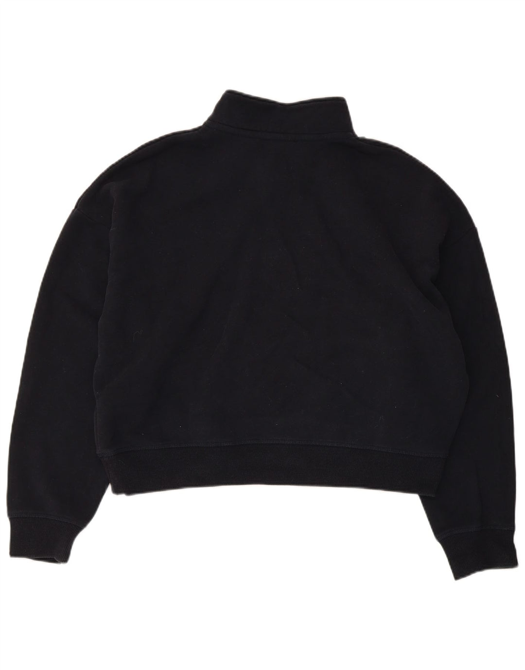 Superdry Damen Übergroßer Crop-Sweatshirt-Pullover UK 16 Large Marineblau