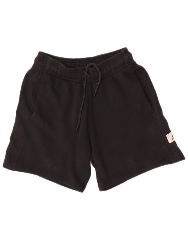 Adidas Mens Sport Shorts Small Black Cotton Sports