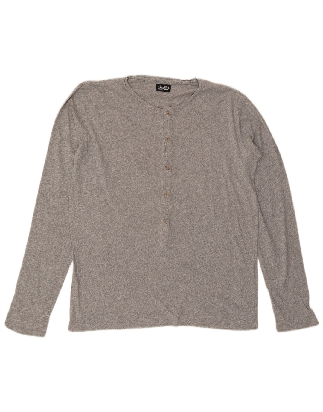 CHEAP MONDAY Herren-Oberteil, langärmelig, Mittelgrau meliert