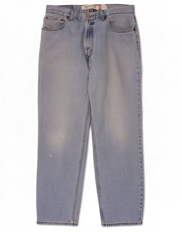 Levi's Herren 560 Comfort Fit Straight Jeans W33 L32 Blaue Baumwolle