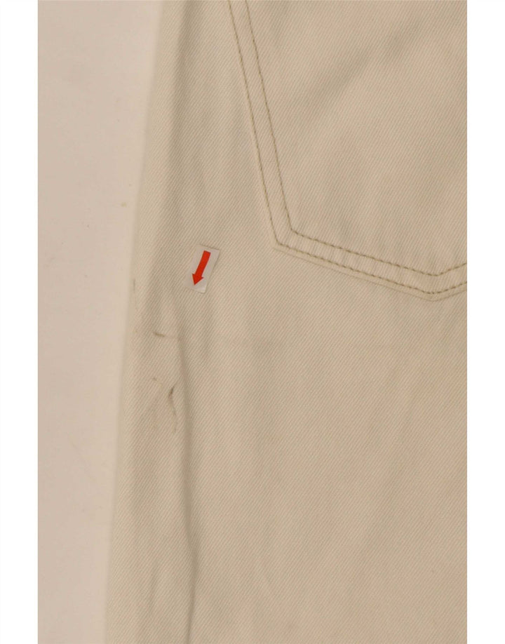 Zara Damen Straight Jeans EU 40 Medium W30 L27 Weiße Baumwolle