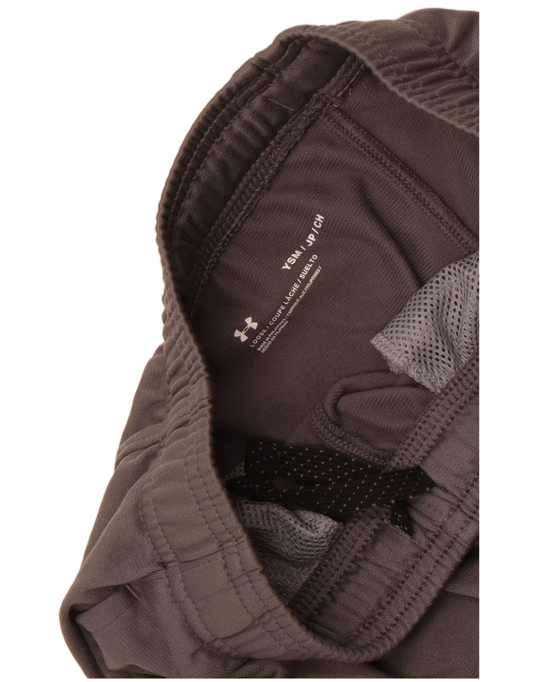 Under Armour Jungen-Trainingshose, 7–8 Jahre, Größe S, Grau, Farbblock