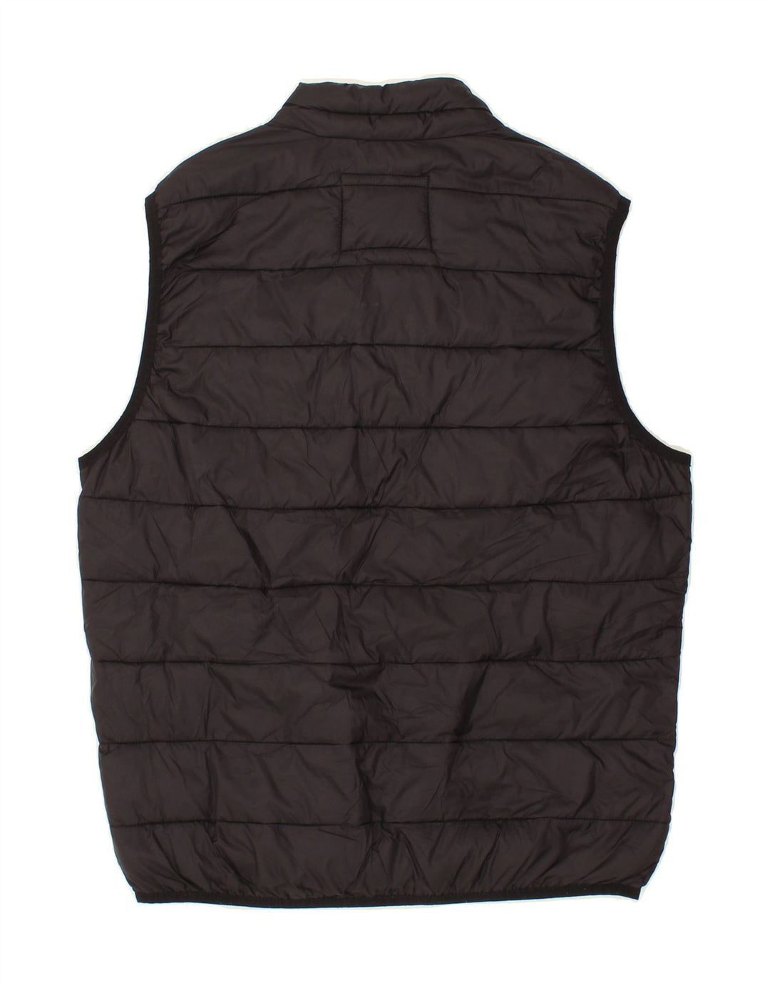JACK & JONES Mens Padded Gilet UK 38 Medium Black Vintage Jack & Jones and Second-Hand Jack & Jones from Messina Hembry 