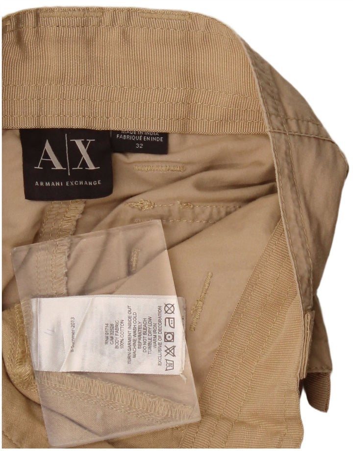 ARMANI EXCHANGE Herren Cargoshorts W32 Mittelbeige Baumwolle