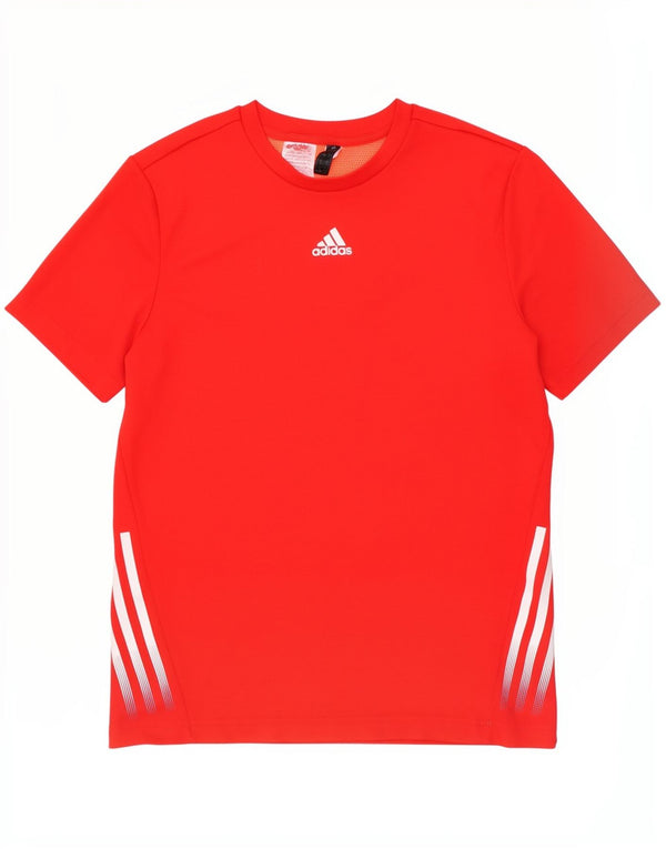 Adidas T-Shirt für Jungen, 13–14 Jahre, rotes Polyester