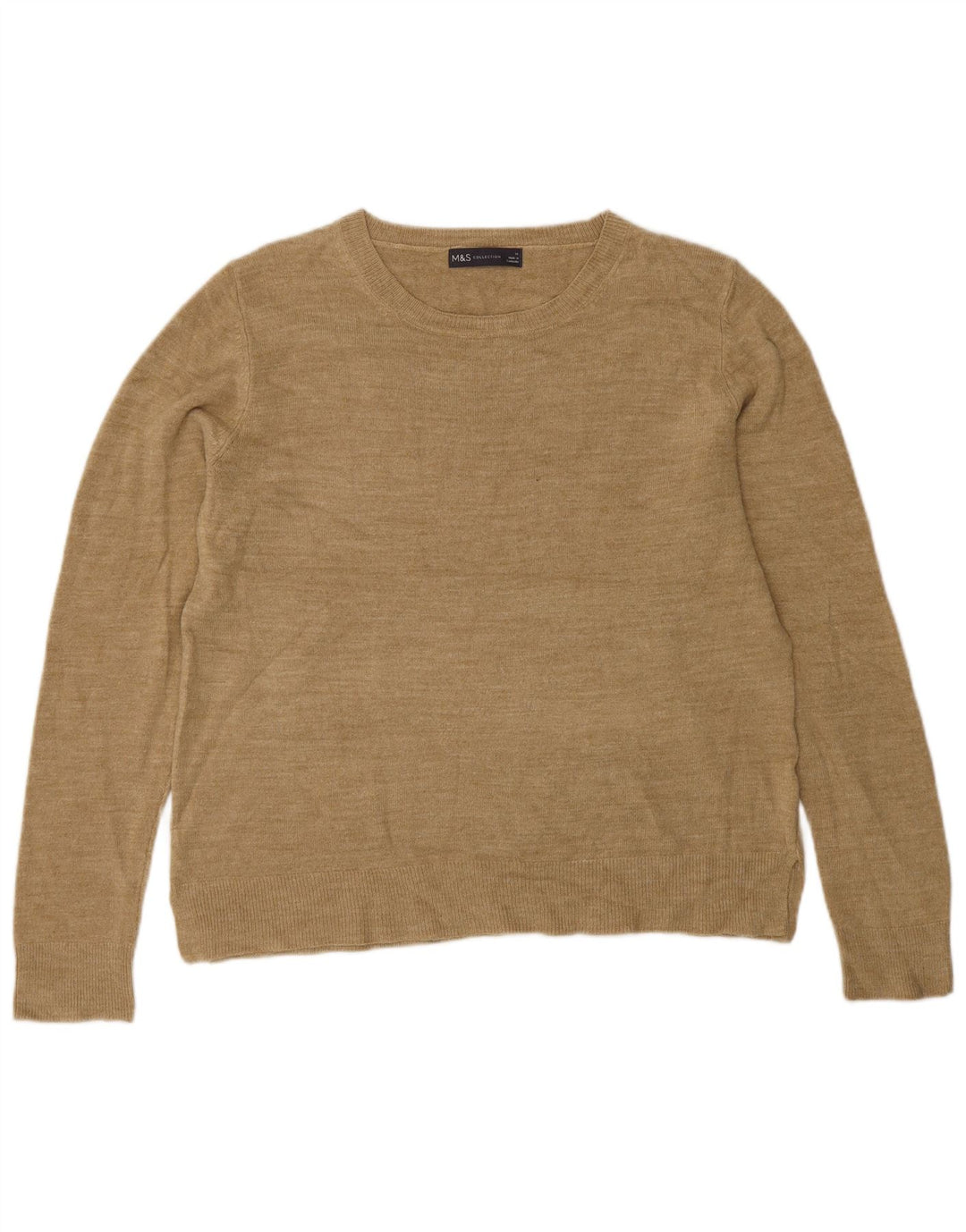 MARKS & SPENCER Damenpullover UK 14 Medium Beige Acryl