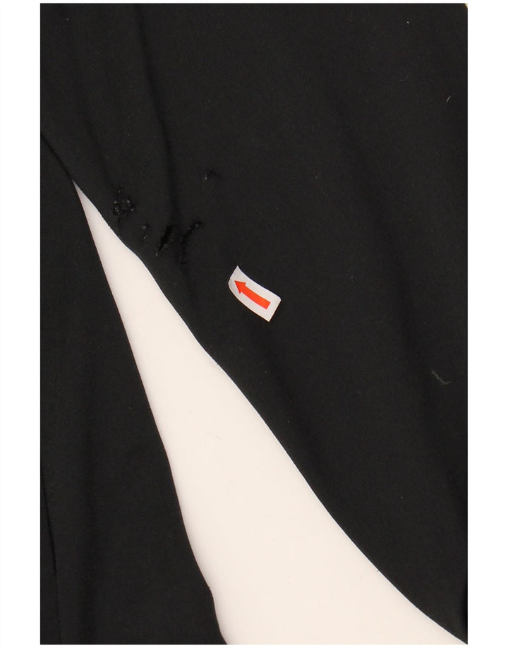 Adidas Mädchen-Trainingsanzugoberteil mit Grafik, 15–16 Jahre, schwarzes Polyester