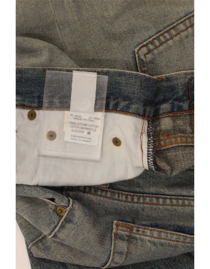Diesel Herren Straight Jeans W33 L35 Blaue Baumwolle