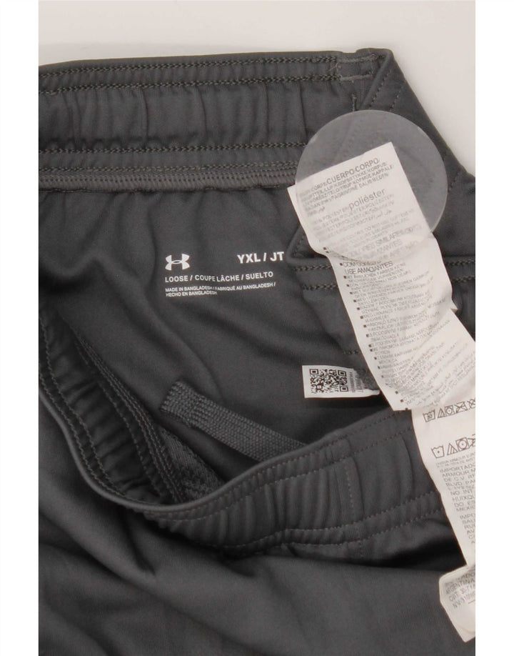 Under Armour Jungen-Sportshorts, 13–14 Jahre, XL, graues Polyester