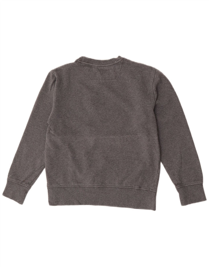 DC Herren-Sweatshirt, Pullover, Größe S, Grau, Colourblock-Baumwolle