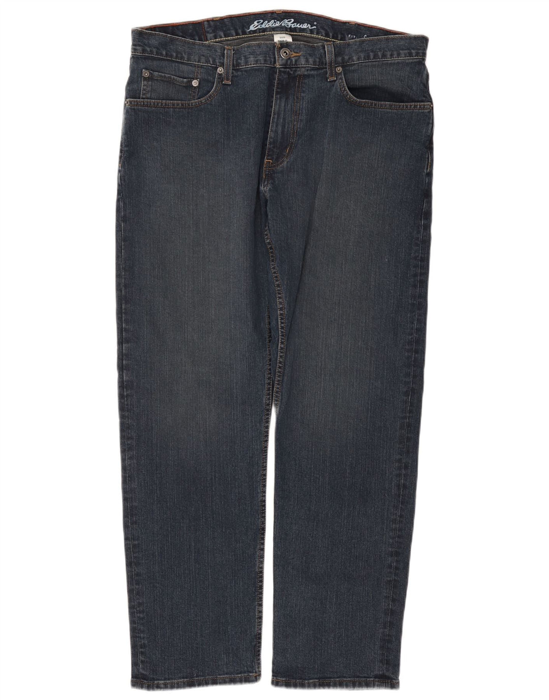 EDDIE BAUER Herren Straight Jeans W36 L30 Blau